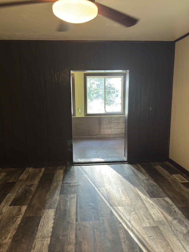 57993 Oak Park Rd, Three Rivers, MI 49093 - unfurnished room with hardwood / wood-style flooring