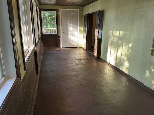 57993 Oak Park Rd, Three Rivers, MI 49093 - view of unfurnished sunroom