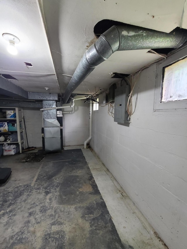 901 Helena Ave, Jackson, MI 49203 - basement with electric panel