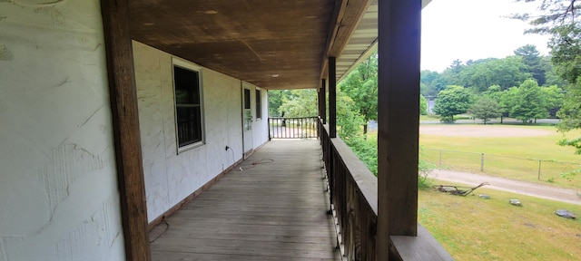 8867 W Garfield Rd, Shelby, MI 49455 - view of wooden terrace