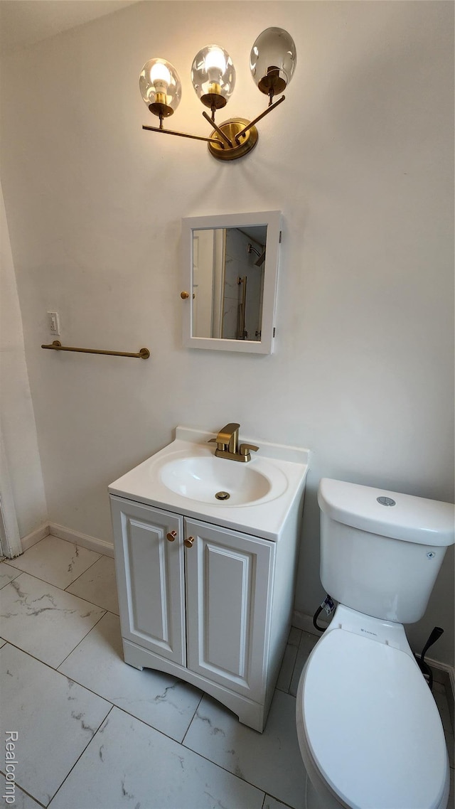 10947 Roxbury St, Detroit, MI 48224 - bathroom with marble finish flooring and vanity