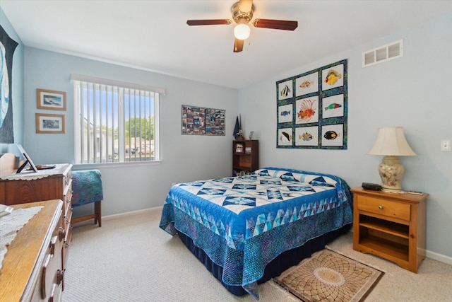9422 Timber Ridge Dr, Grand Blanc, MI 48439 - bedroom featuring carpet floors and a ceiling fan