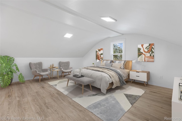 20628 Alger St, Saint Clair Shores, MI 48080 - bedroom featuring lofted ceiling and wood finished floors