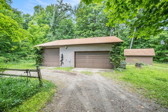 4424 Teal Ln, Newaygo, MI 49337 - view of detached garage