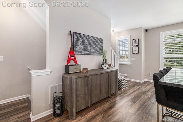 475 Jenny Way, Brighton, MI 48116 - office space with dark wood-style floors and baseboards