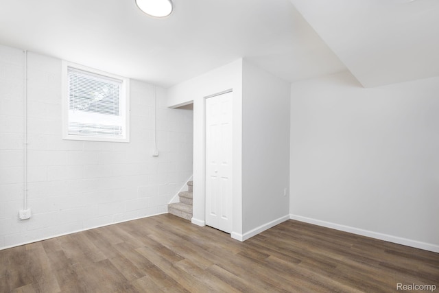 1730 E Hazelhurst St, Ferndale, MI 48220 - bonus room featuring wood finished floors and stairs