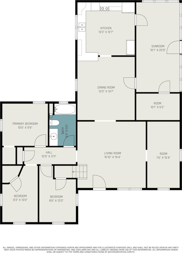 9563 Oak Rd, Willis, MI 48191 - view of property floor plan