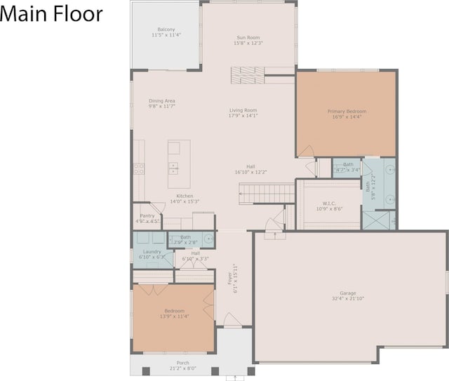 8205 Autumn Acres Dr, Rockford, MI 49341 - view of room layout