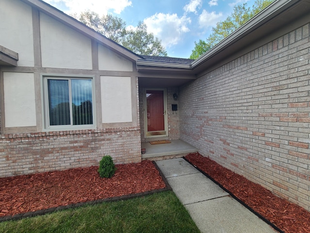 3393 Kevin Cir, Warren, MI 48092 - view of exterior entry with brick siding