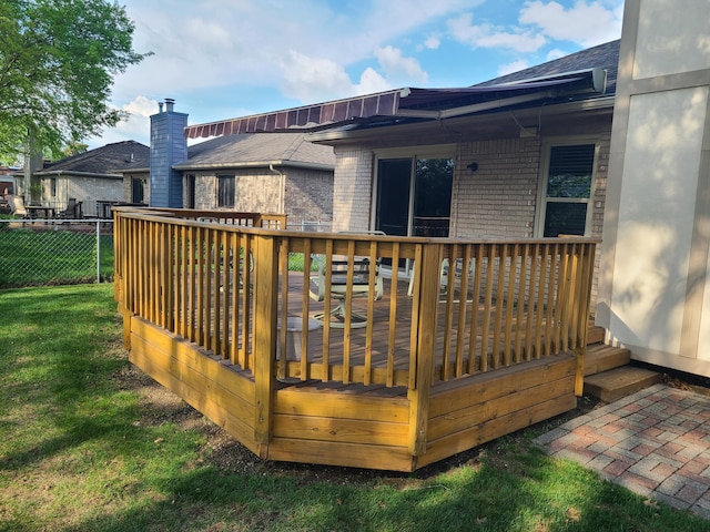 3393 Kevin Cir, Warren, MI 48092 - view of wooden deck