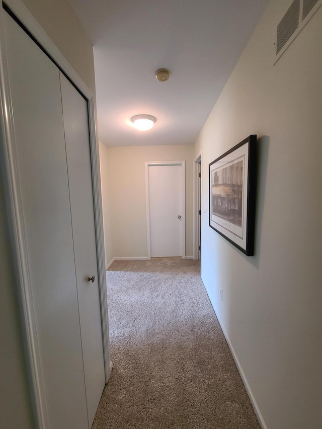 3393 Kevin Cir, Warren, MI 48092 - hallway featuring carpet and baseboards