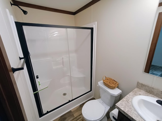 770 129th Ave Unit 4, Shelbyville, MI 49344 - full bathroom featuring a stall shower and vanity