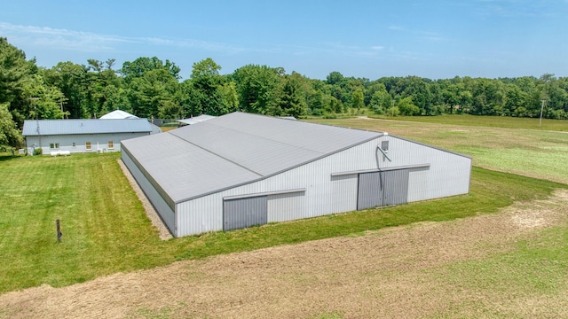 15379 Howard Rd, Hanover, MI 49241 - view of pole building featuring a yard