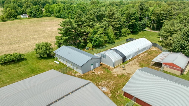 15379 Howard Rd, Hanover, MI 49241 - bird's eye view of a heavily wooded area