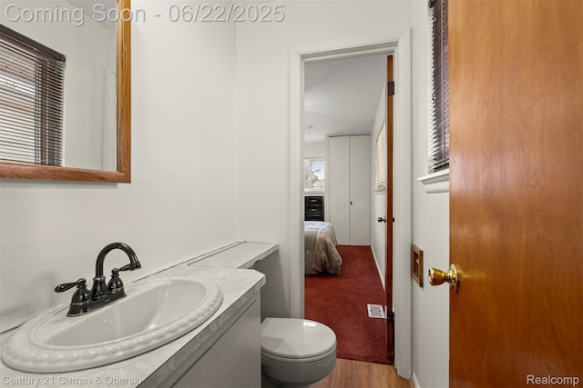 33911 Pawnee St, Westland, MI 48185 - bathroom featuring vanity and wood finished floors