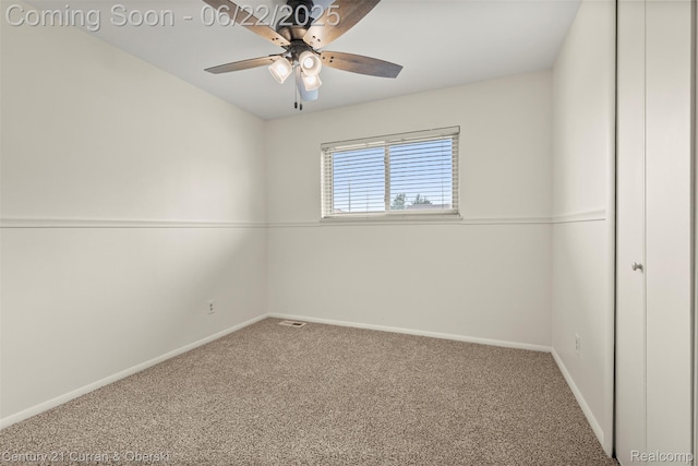 33911 Pawnee St, Westland, MI 48185 - carpeted spare room featuring baseboards and ceiling fan