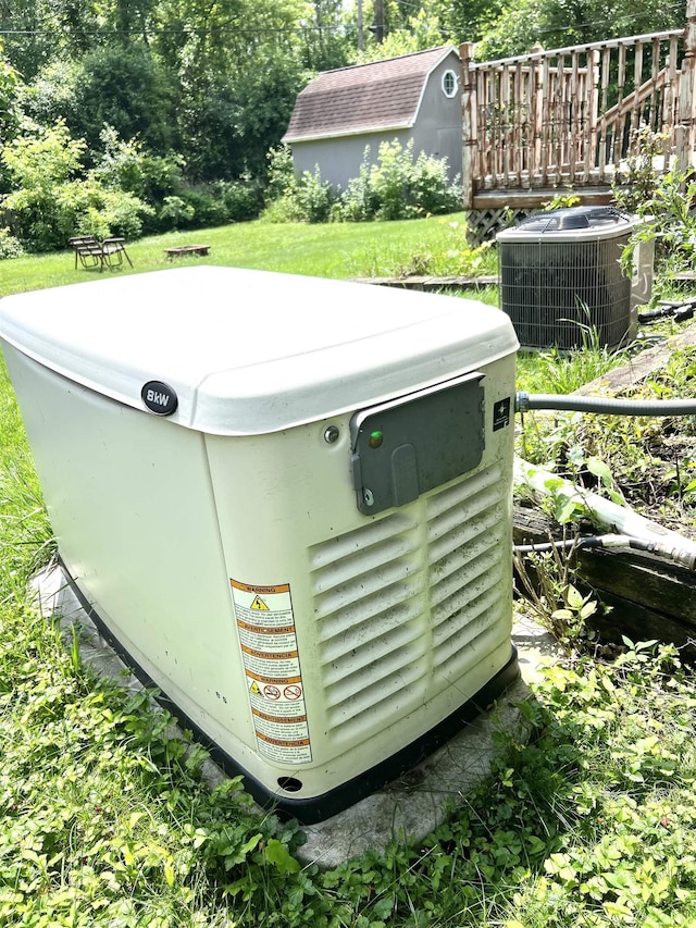 5425 Westchester Dr, Flint, MI 48532 - exterior view of a power unit and a cooling unit