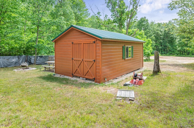 122 Canyon Rd, Leroy, MI 49655 - view of shed