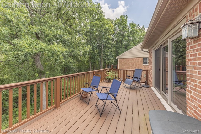 285 Ash Ct, South Lyon, MI 48178 - view of wooden terrace