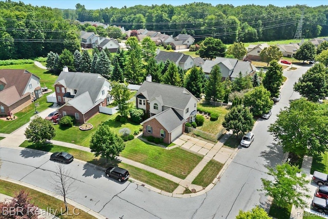 20077 Dovetail Dr, Brownstown, MI 48183 - aerial perspective of suburban area