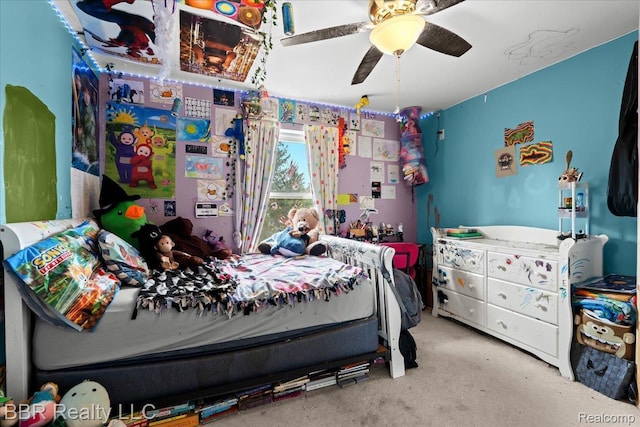 20077 Dovetail Dr, Brownstown, MI 48183 - bedroom featuring ceiling fan