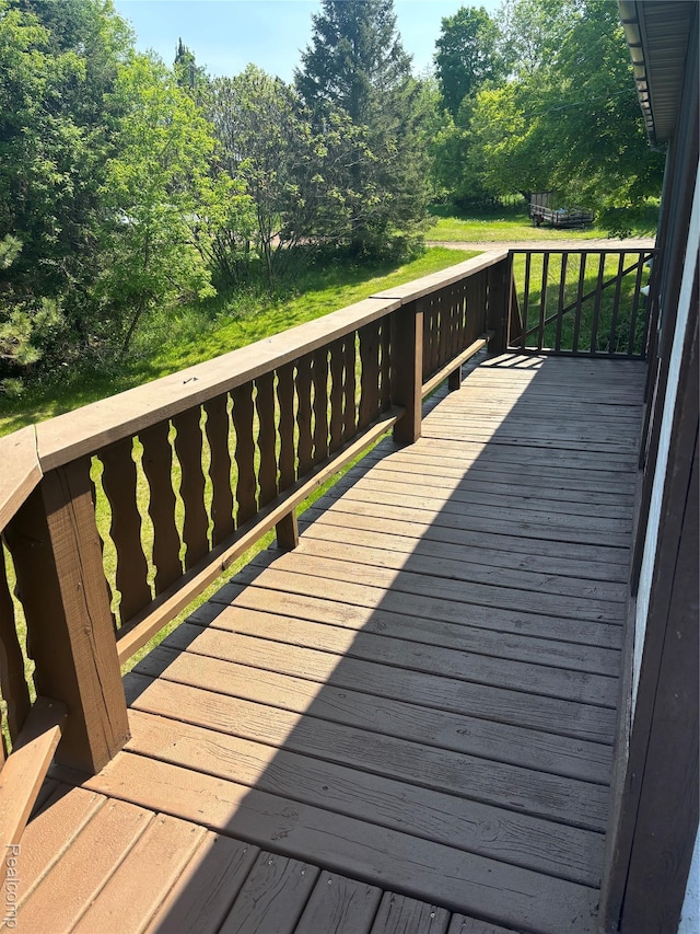 5636 Crescent St, Norway, MI 49870 - view of deck