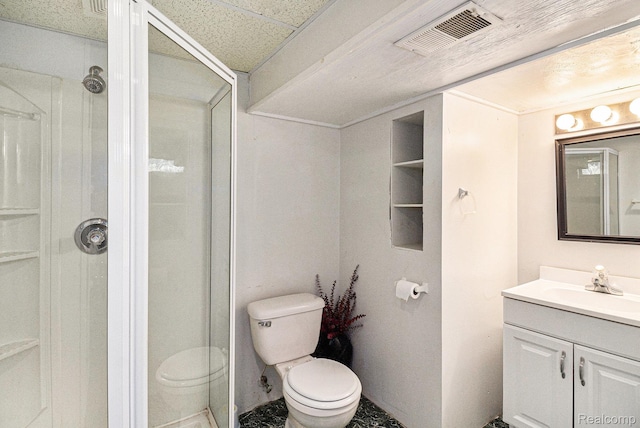 4788 Apache Trl, Columbiaville, MI 48421 - full bathroom with vanity, a shower stall, and built in features
