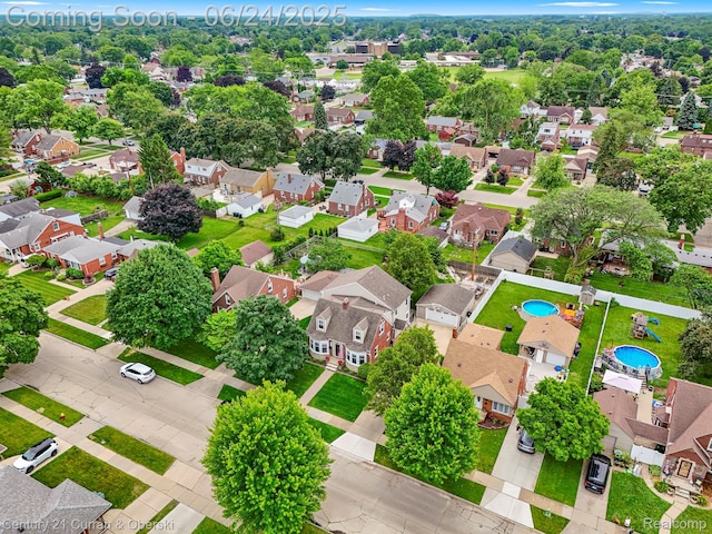 15275 Belmont Ave, Allen Park, MI 48101 - aerial perspective of suburban area