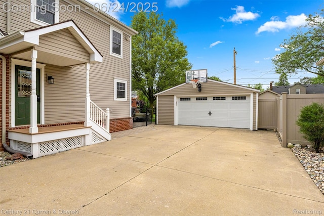 15275 Belmont Ave, Allen Park, MI 48101 - view of detached garage