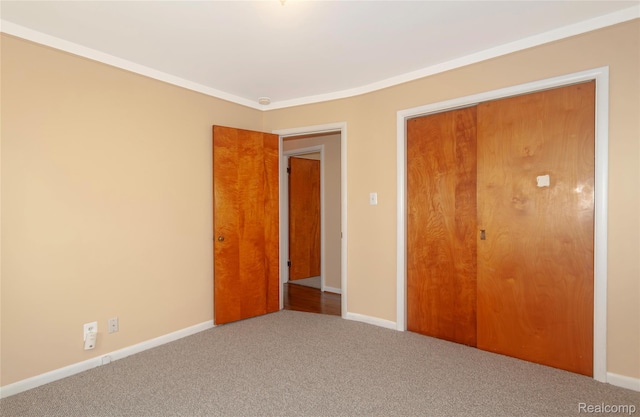 16555 Juliana Ave, Eastpointe, MI 48021 - unfurnished bedroom with carpet floors and a closet