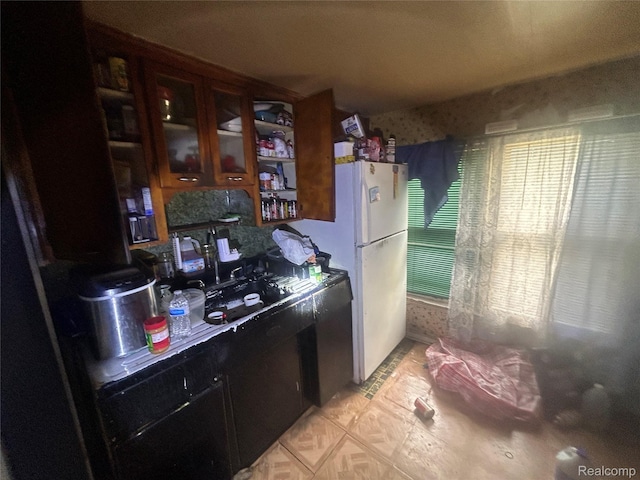 18602 Brinker St, Detroit, MI 48234 - kitchen featuring freestanding refrigerator