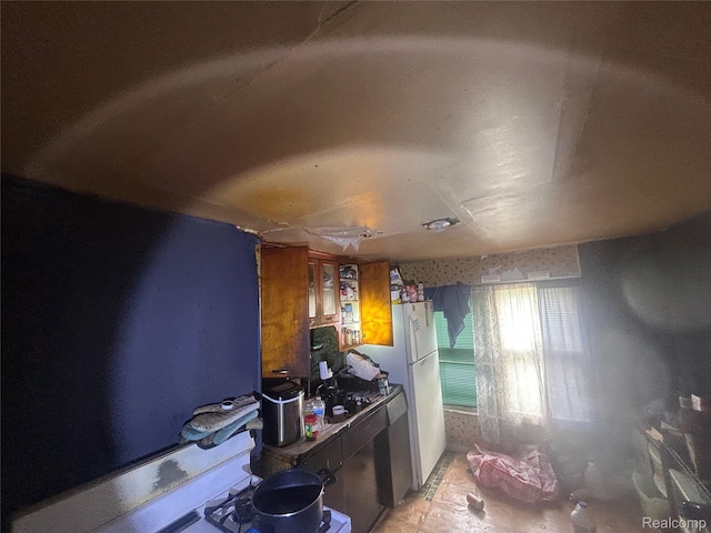 18602 Brinker St, Detroit, MI 48234 - interior space featuring freestanding refrigerator