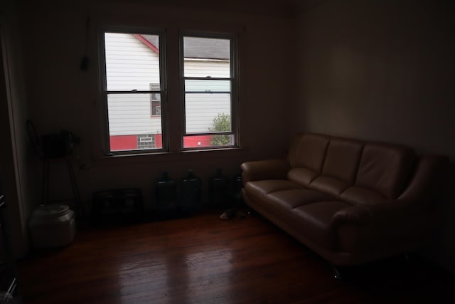 5523 Oregon St, Detroit, MI 48204 - living room with wood finished floors