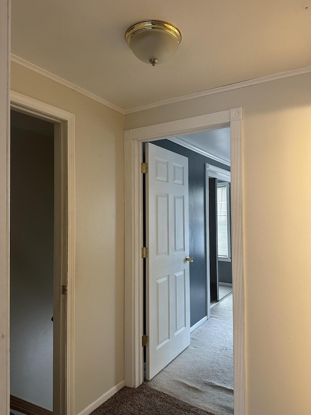 3002 Seaton Circuit N, Warren, MI 48091 - hall featuring carpet flooring and crown molding