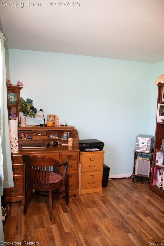 5022 Belsay Rd, Grand Blanc, MI 48439 - office with wood finished floors