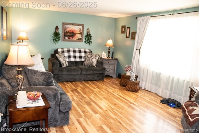 5022 Belsay Rd, Grand Blanc, MI 48439 - living area with wood finished floors and healthy amount of natural light
