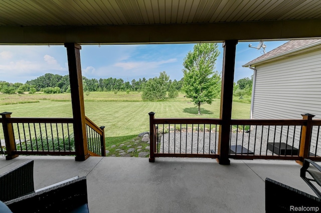 7396 Elms Rd, Swartz Creek, MI 48473 - view of patio with view of scattered trees