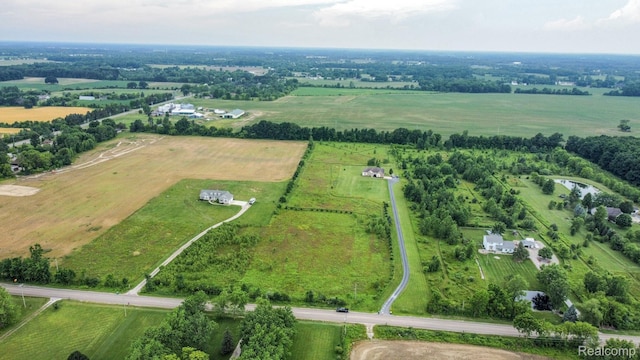 7396 Elms Rd, Swartz Creek, MI 48473 - aerial view of sparsely populated area featuring agricultural land
