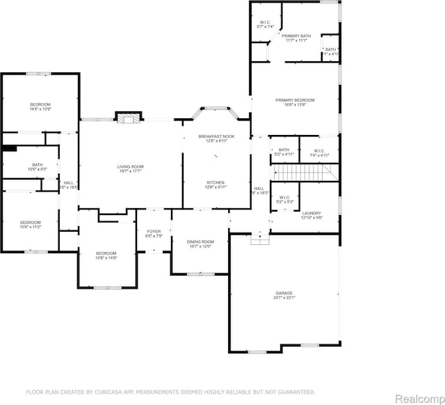7396 Elms Rd, Swartz Creek, MI 48473 - view of floor plan / room layout