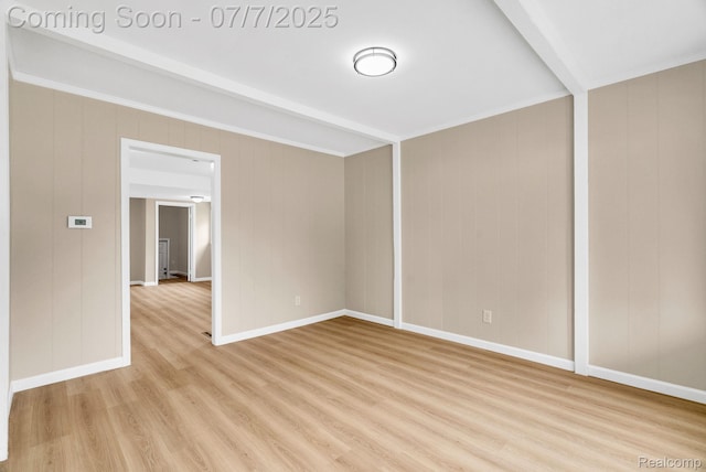 8716 Jewett Ave, Warren, MI 48089 - spare room with light wood finished floors and baseboards