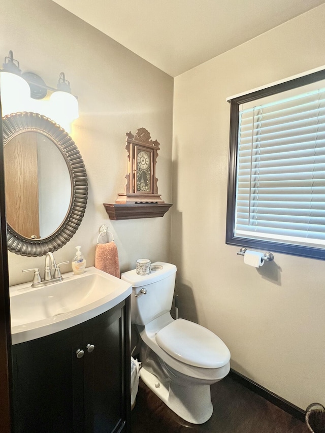 755 Tomahawk Trl, Coldwater, MI 49036 - half bathroom featuring vanity and toilet
