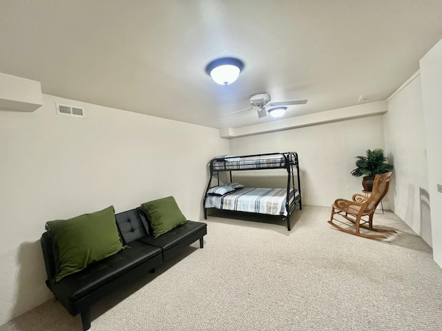 755 Tomahawk Trl, Coldwater, MI 49036 - bedroom with carpet flooring and a ceiling fan