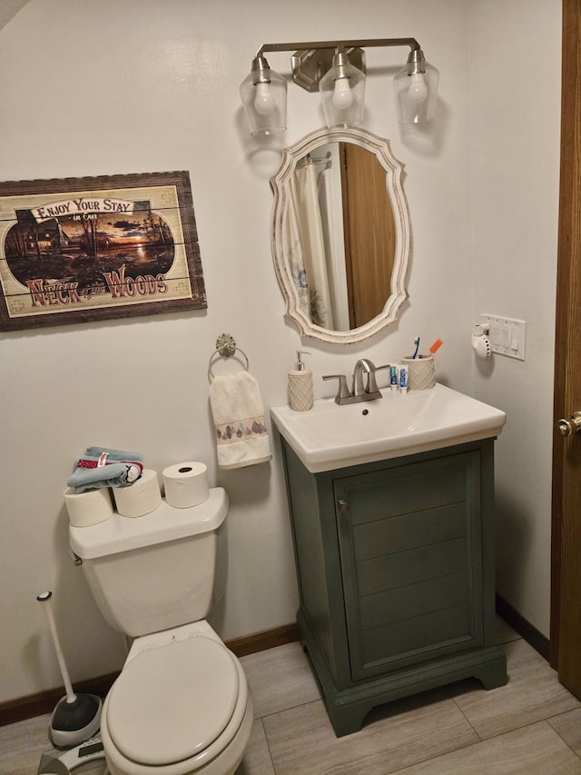 755 Tomahawk Trl, Coldwater, MI 49036 - half bath featuring vanity and wood finished floors
