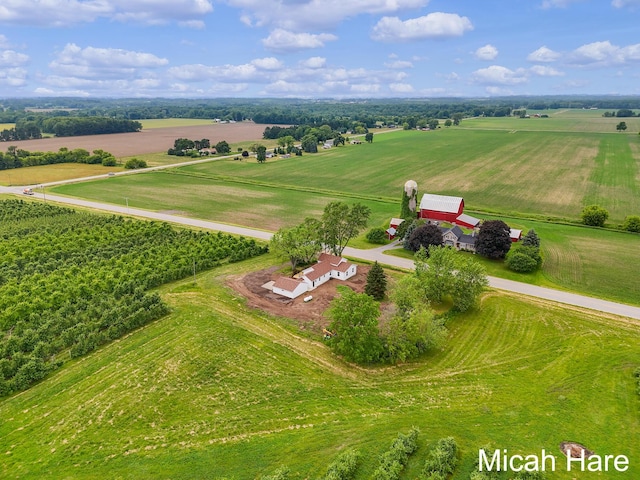 3054 Sehler St, Conklin, MI 49403 - aerial view of sparsely populated area featuring extensive farmland