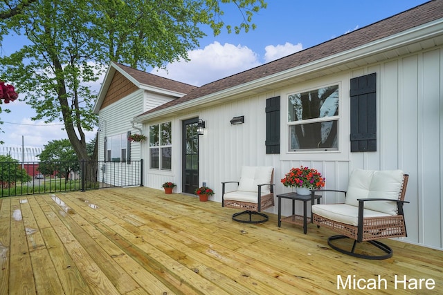 3054 Sehler St, Conklin, MI 49403 - view of wooden terrace