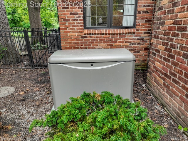 753 Grand Marais St, Grosse Pointe Park, MI 48230 - exterior view of a power unit and brick siding