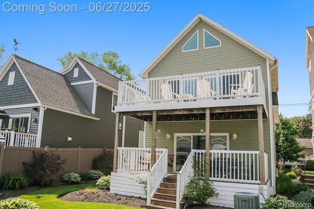 229 Huron St, South Haven, MI 49090 - back of house with covered porch