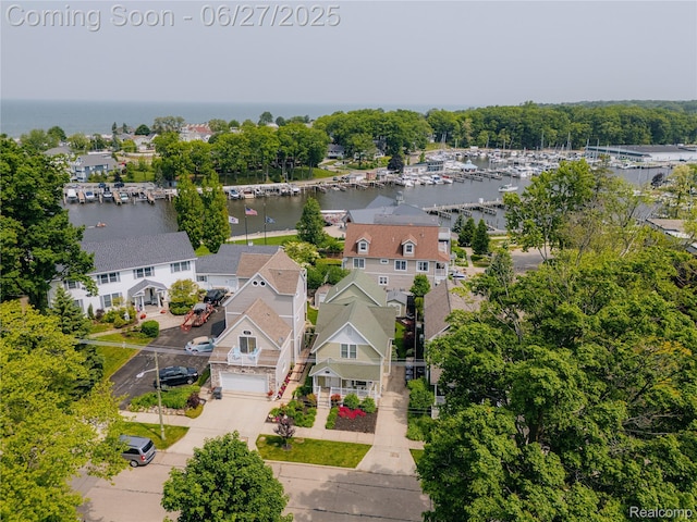 229 Huron St, South Haven, MI 49090 - bird's eye view of a large body of water and a marina