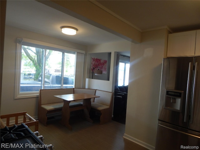 22133 Rosedale St, Saint Clair Shores, MI 48080 - dining area featuring baseboards and wood finished floors