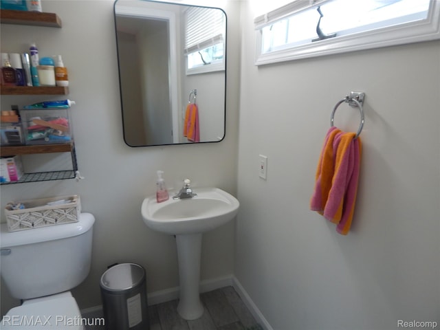 22133 Rosedale St, Saint Clair Shores, MI 48080 - half bathroom with toilet and a sink
